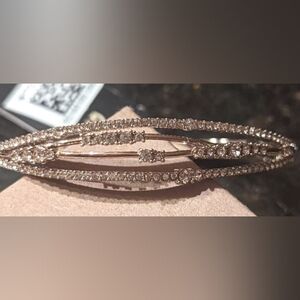 Givenchy Crystal 3 Layer Bangle Bracelet